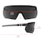 Ergodyne AEGIR-AFAS, Safety Glasses, Anti-Fog & Anti-Scratch, Smoke Lens, Matte Black Frame Frame AEGIR-AFAS - alternate 2